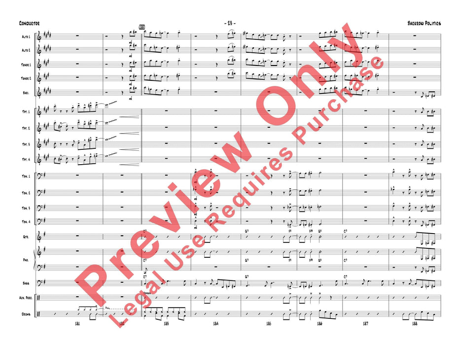 Backrow Politics 總譜 | 小雅音樂 Hsiaoya Music