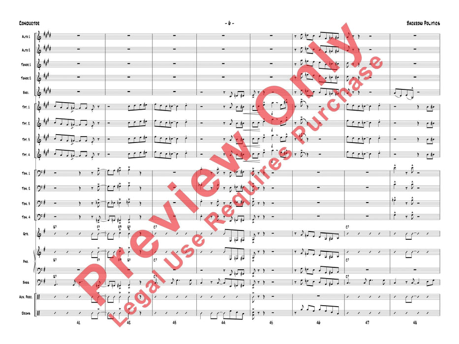 Backrow Politics 總譜 | 小雅音樂 Hsiaoya Music