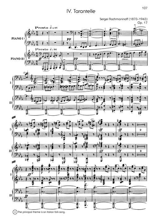 The Piano Works of Rachmaninoff, [0i*] Volume IX: Piano Duos (Two Pianos, Four Hands) 拉赫瑪尼諾夫 鋼琴 二重奏 鋼琴四手聯彈 | 小雅音樂 Hsiaoya Music