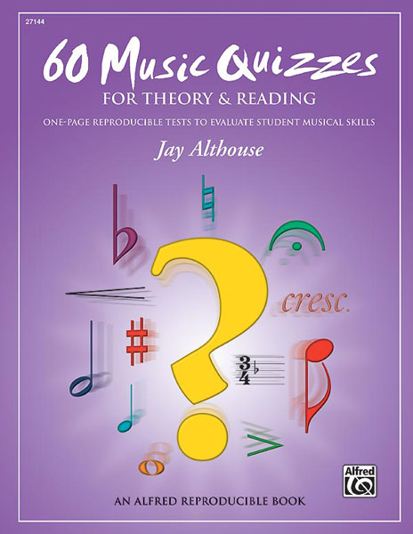 60 Music Quizzes for Theory and Reading One-Page Reproducible Tests to Evaluate Student Musical Skills | 小雅音樂 Hsiaoya Music