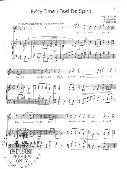 The Spirituals of Harry T. Burleigh | 小雅音樂 Hsiaoya Music