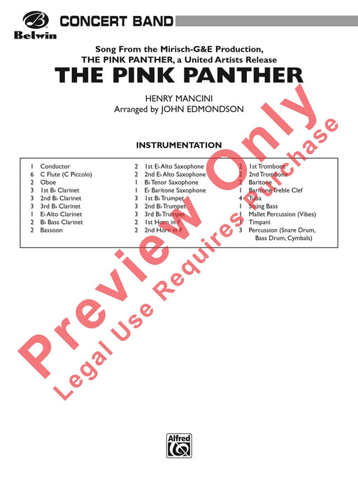 The Pink Panther 總譜 | 小雅音樂 Hsiaoya Music