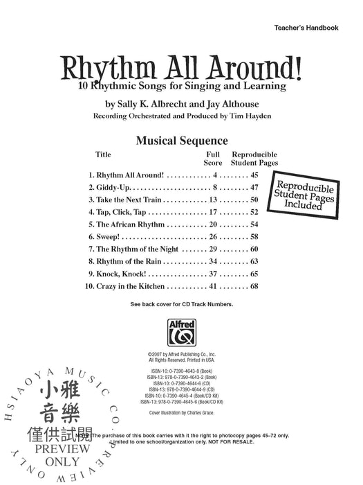 Rhythm All Around 10 Songs that Explore Rhythm in Our World 節奏 節奏 | 小雅音樂 Hsiaoya Music