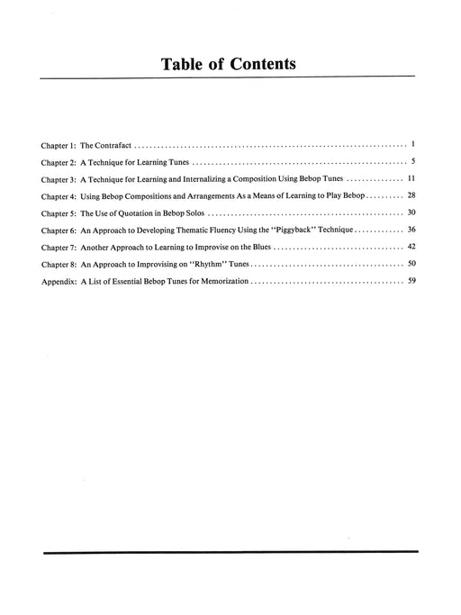 How to Play Bebop, Volume 3 | 小雅音樂 Hsiaoya Music