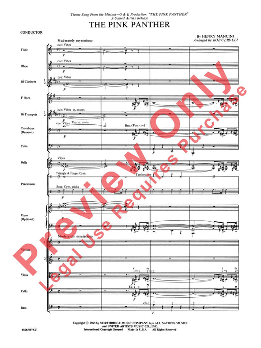 The Pink Panther 總譜 | 小雅音樂 Hsiaoya Music