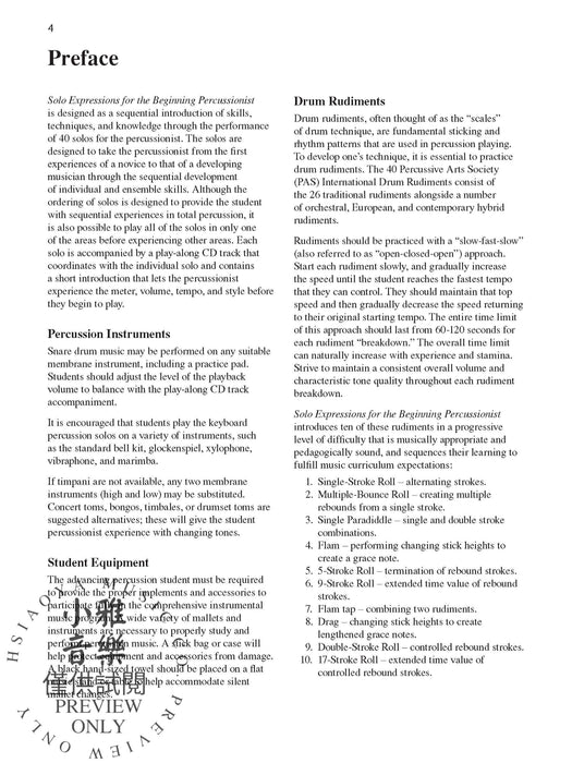 Solo Expressions for the Beginning Percussionist 獨奏 擊樂器 | 小雅音樂 Hsiaoya Music