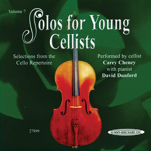 Solos for Young Cellists CD, Volume 7 Selections from the Cello Repertoire 獨奏 大提琴 | 小雅音樂 Hsiaoya Music