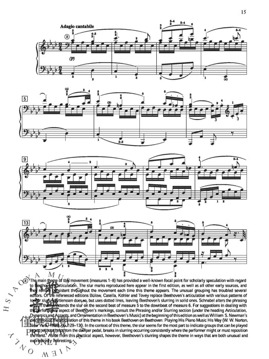 Beethoven: Sonata No. 8 in C Minor, Opus 13 Grande Sonate pathétique ("Pathétique") 貝多芬 奏鳴曲 作品 悲愴 | 小雅音樂 Hsiaoya Music