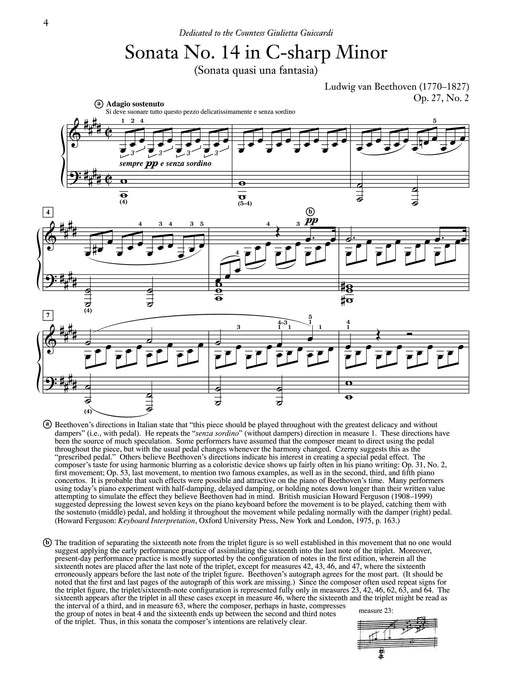 Beethoven: Sonata No. 14 in C-sharp Minor, Opus 27, No. 2 ("Moonlight") Sonata quasi una fantasia ("Moonlight") 貝多芬 奏鳴曲 作品 奏鳴曲 幻想曲 | 小雅音樂 Hsiaoya Music