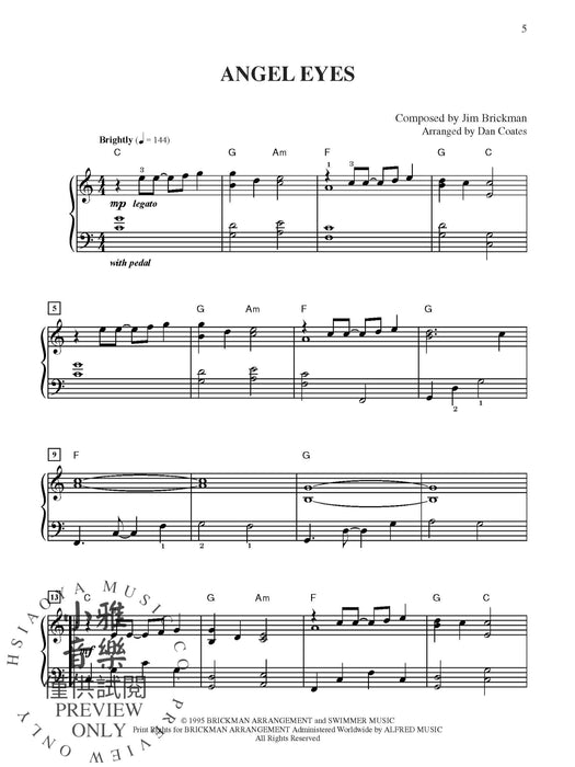 The Essential Jim Brickman, Volume 1: Piano Solos 鋼琴 獨奏 | 小雅音樂 Hsiaoya Music