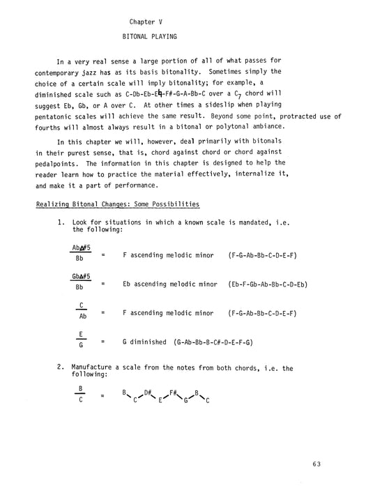 Modern Concepts in Jazz Improvisation 即興演奏 | 小雅音樂 Hsiaoya Music