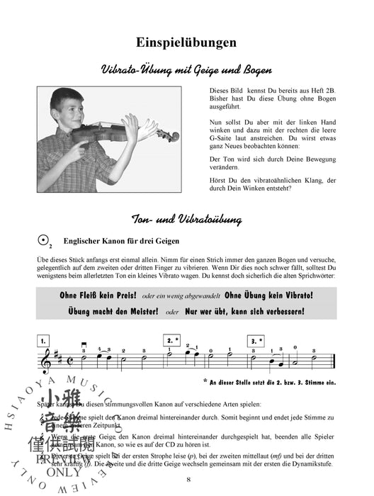 Step by Step 3B: An Introduction to Successful Practice for Violin [Schritt für Schritt] Macht alle mit! 導奏 小提琴 | 小雅音樂 Hsiaoya Music