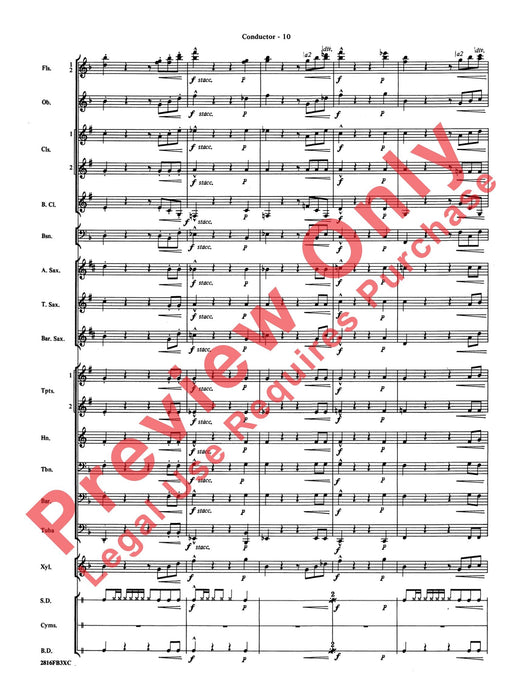 Fiddle-Faddle Featuring Solo Xylophone or Marimba 提琴 獨奏木琴 馬林巴琴 總譜 | 小雅音樂 Hsiaoya Music