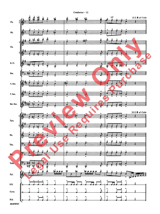 Fiddle-Faddle Featuring Solo Xylophone or Marimba 提琴 獨奏木琴 馬林巴琴 總譜 | 小雅音樂 Hsiaoya Music