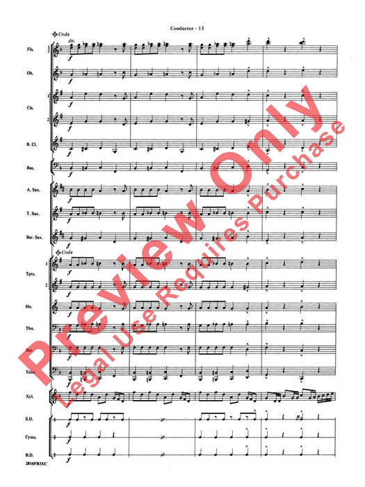 Fiddle-Faddle Featuring Solo Xylophone or Marimba 提琴 獨奏木琴 馬林巴琴 總譜 | 小雅音樂 Hsiaoya Music