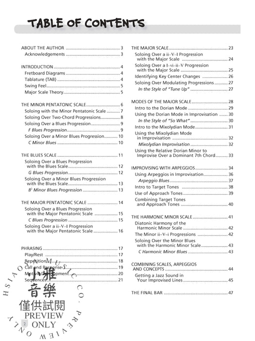 Easy Soloing for Jazz Guitar Fun Lessons for Beginning Improvisers 獨奏 爵士音樂吉他 | 小雅音樂 Hsiaoya Music