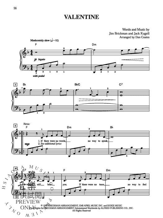 The Essential Jim Brickman, Volume 2: Songs | 小雅音樂 Hsiaoya Music