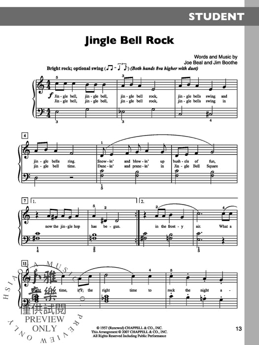 The Music Tree: Christmas, Part 4 7 Solos and 1 Duet for Student and Teacher 獨奏 二重奏 | 小雅音樂 Hsiaoya Music