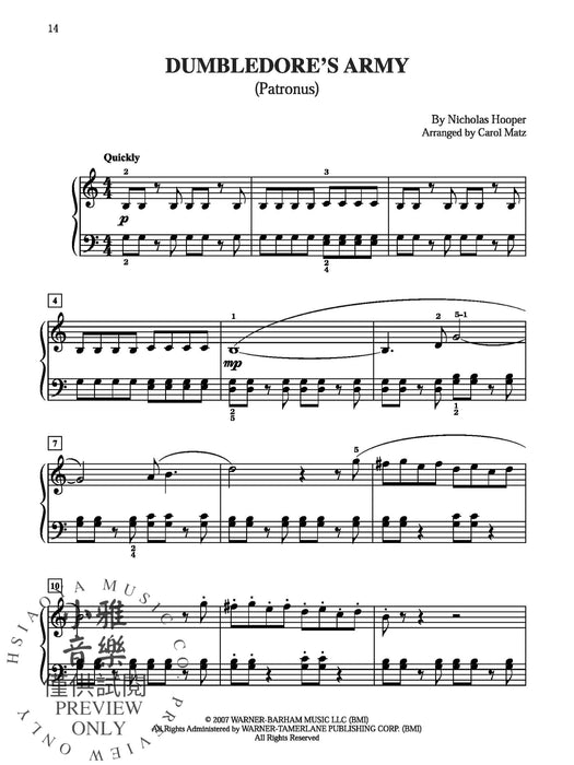 Harry Potter and the Order of the Phoenix™, Selections from | 小雅音樂 Hsiaoya Music