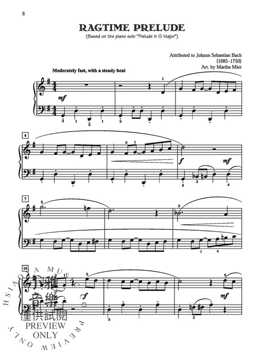 Classical Jazz, Rags & Blues, Book 1 10 Classical Melodies Arranged in Jazz Styles for Early Intermediate Pianists 古典 藍調 古典 爵士音樂 | 小雅音樂 Hsiaoya Music