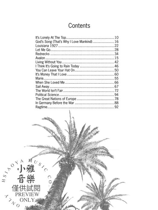 The Randy Newman Songbook, Vol. 1 | 小雅音樂 Hsiaoya Music