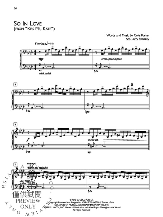 Popular Performer: Porter The Songs of Cole Porter | 小雅音樂 Hsiaoya Music