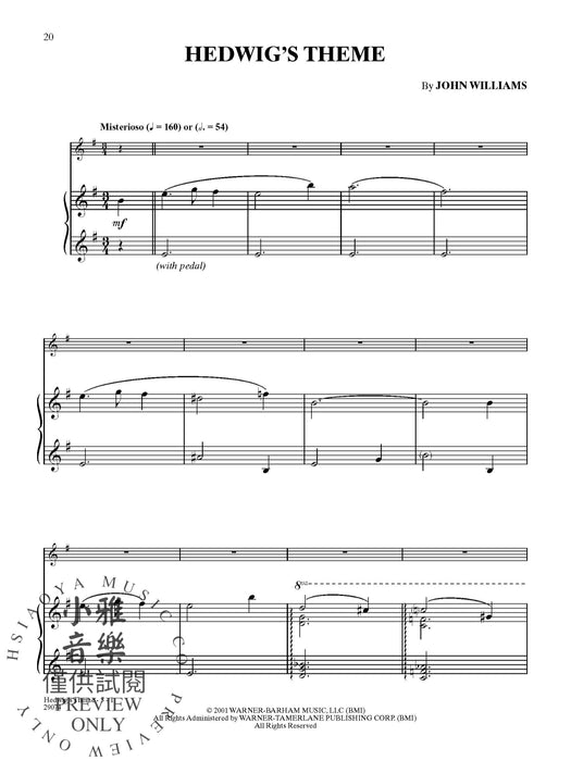 Harry Potter Instrumental Solos for Strings (Movies 1-5) 獨奏 弦樂 | 小雅音樂 Hsiaoya Music