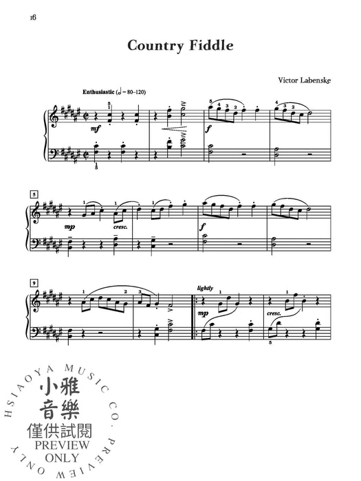 Piano Miniatures 24 Short Solos in All Major and Minor Keys 鋼琴 獨奏 | 小雅音樂 Hsiaoya Music