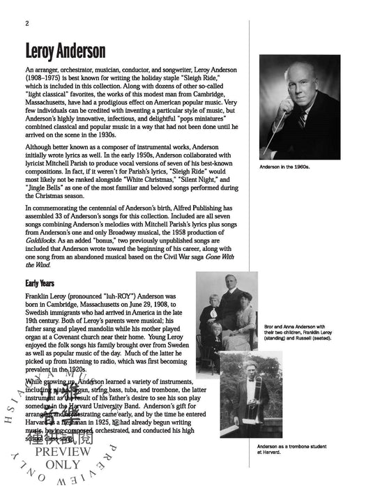 The Leroy Anderson Songbook: A Centennial Celebration | 小雅音樂 Hsiaoya Music