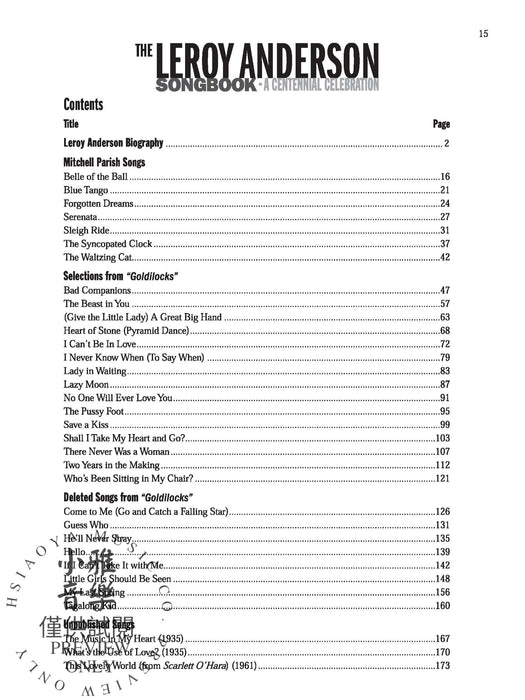 The Leroy Anderson Songbook: A Centennial Celebration | 小雅音樂 Hsiaoya Music