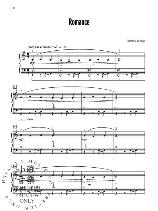 Celebrated Lyrical Solos, Book 4 7 Solos in Romantic Styles for Intermediate Pianists 獨奏 獨奏 | 小雅音樂 Hsiaoya Music