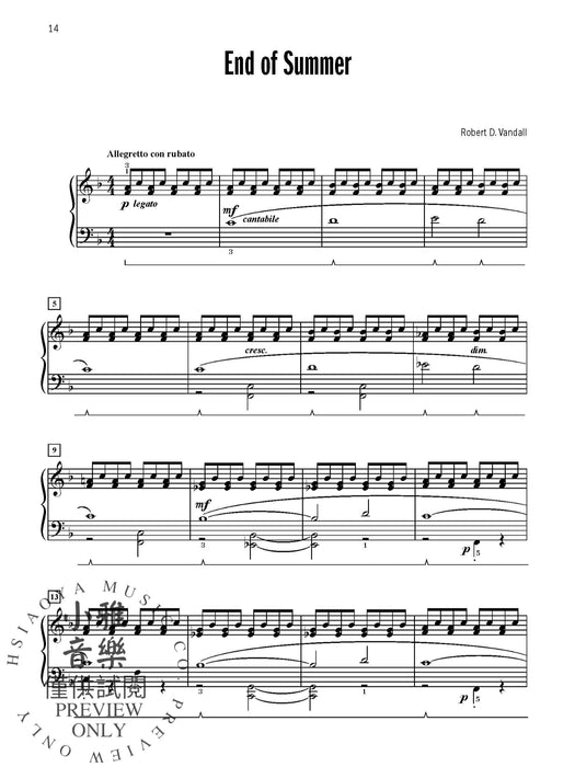 Celebrated Lyrical Solos, Book 4 7 Solos in Romantic Styles for Intermediate Pianists 獨奏 獨奏 | 小雅音樂 Hsiaoya Music