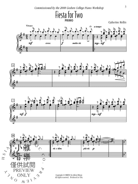 Fiesta for Two | 小雅音樂 Hsiaoya Music