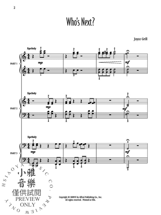 Who's Next? | 小雅音樂 Hsiaoya Music