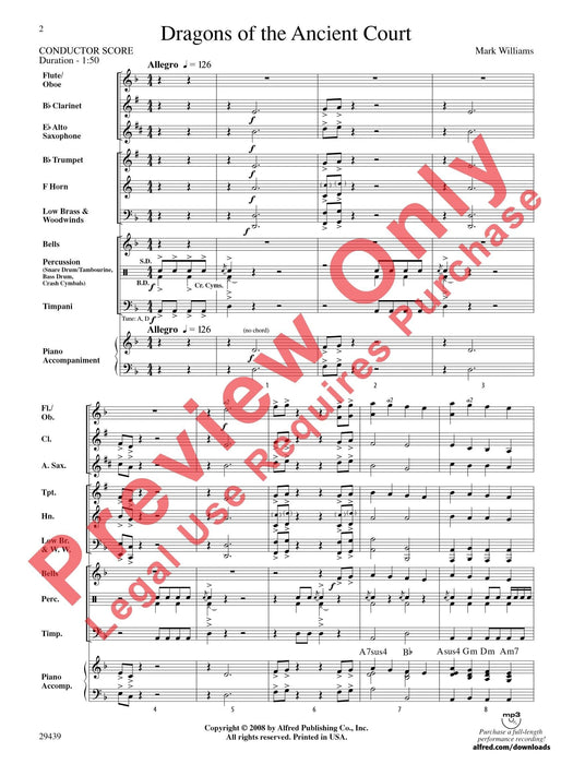 Dragons of the Ancient Court 總譜 | 小雅音樂 Hsiaoya Music