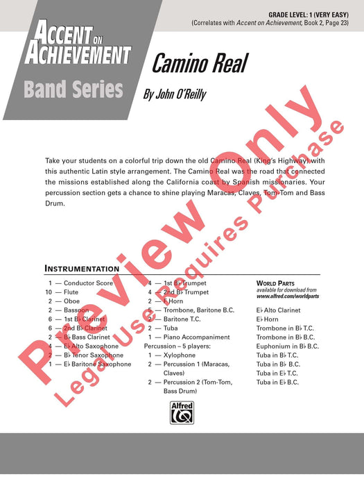 Camino Real 總譜 | 小雅音樂 Hsiaoya Music