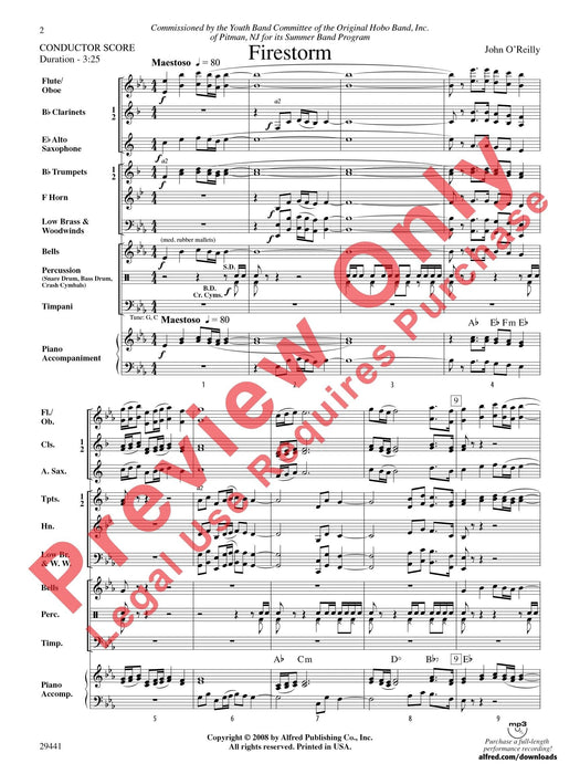 Firestorm 總譜 | 小雅音樂 Hsiaoya Music