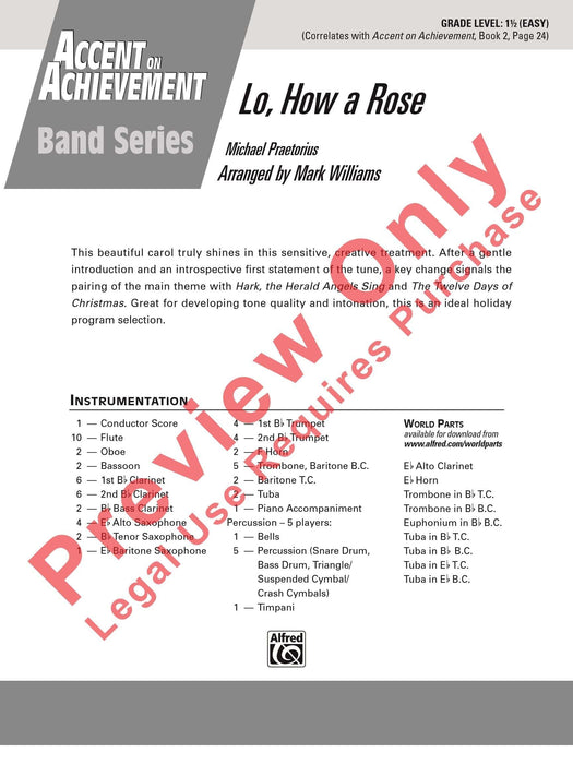 Lo, How a Rose 總譜 | 小雅音樂 Hsiaoya Music