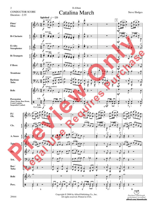 Catalina March 進行曲 總譜 | 小雅音樂 Hsiaoya Music