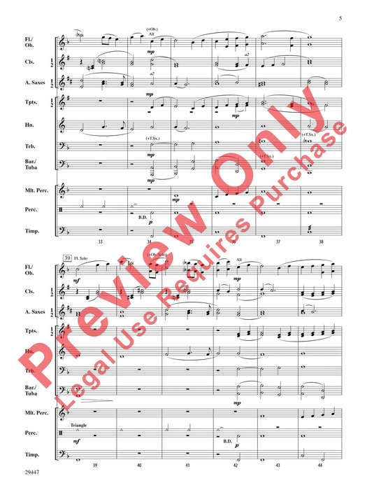 Cedarwood Holiday 總譜 | 小雅音樂 Hsiaoya Music