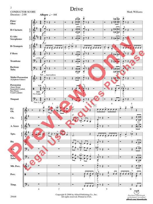 Drive 總譜 | 小雅音樂 Hsiaoya Music