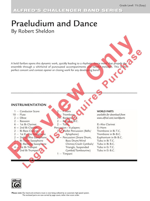 Praeludium and Dance 舞曲 總譜 | 小雅音樂 Hsiaoya Music