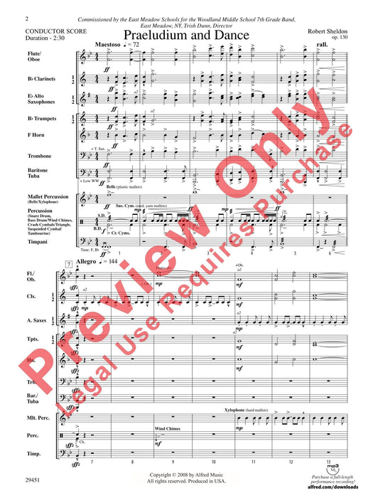 Praeludium and Dance 舞曲 總譜 | 小雅音樂 Hsiaoya Music