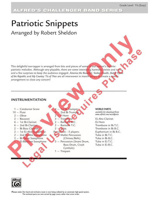 Patriotic Snippets 三重奏 總譜 | 小雅音樂 Hsiaoya Music