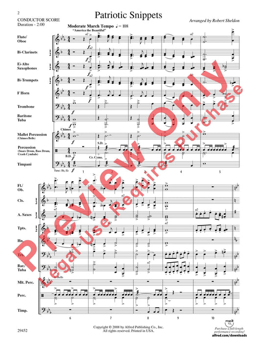 Patriotic Snippets 三重奏 總譜 | 小雅音樂 Hsiaoya Music