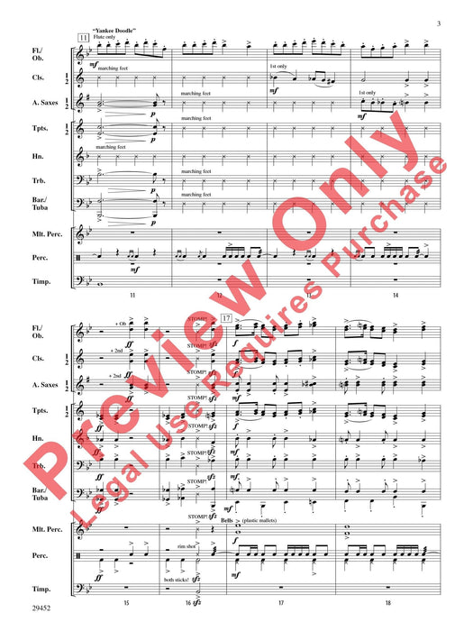 Patriotic Snippets 三重奏 總譜 | 小雅音樂 Hsiaoya Music