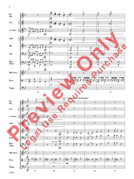 Patriotic Snippets 三重奏 總譜 | 小雅音樂 Hsiaoya Music