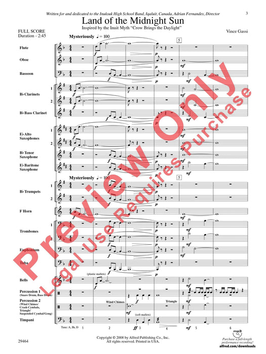 Land of the Midnight Sun 總譜 | 小雅音樂 Hsiaoya Music