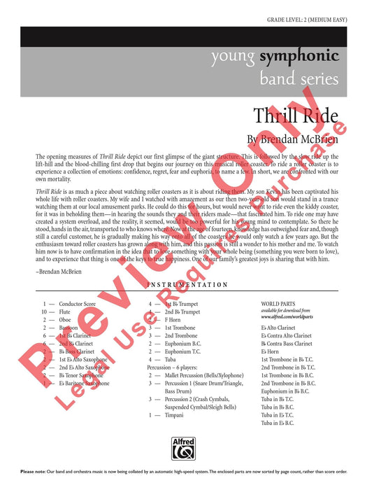 Thrill Ride 總譜 | 小雅音樂 Hsiaoya Music