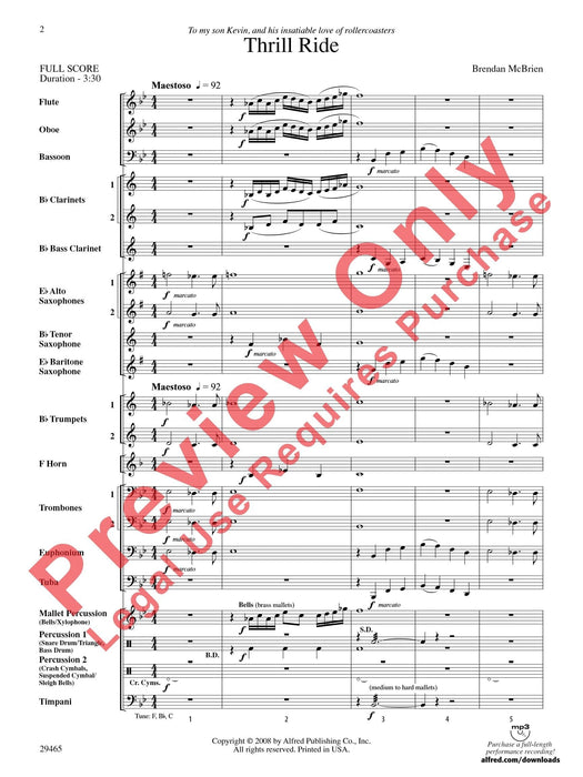 Thrill Ride 總譜 | 小雅音樂 Hsiaoya Music